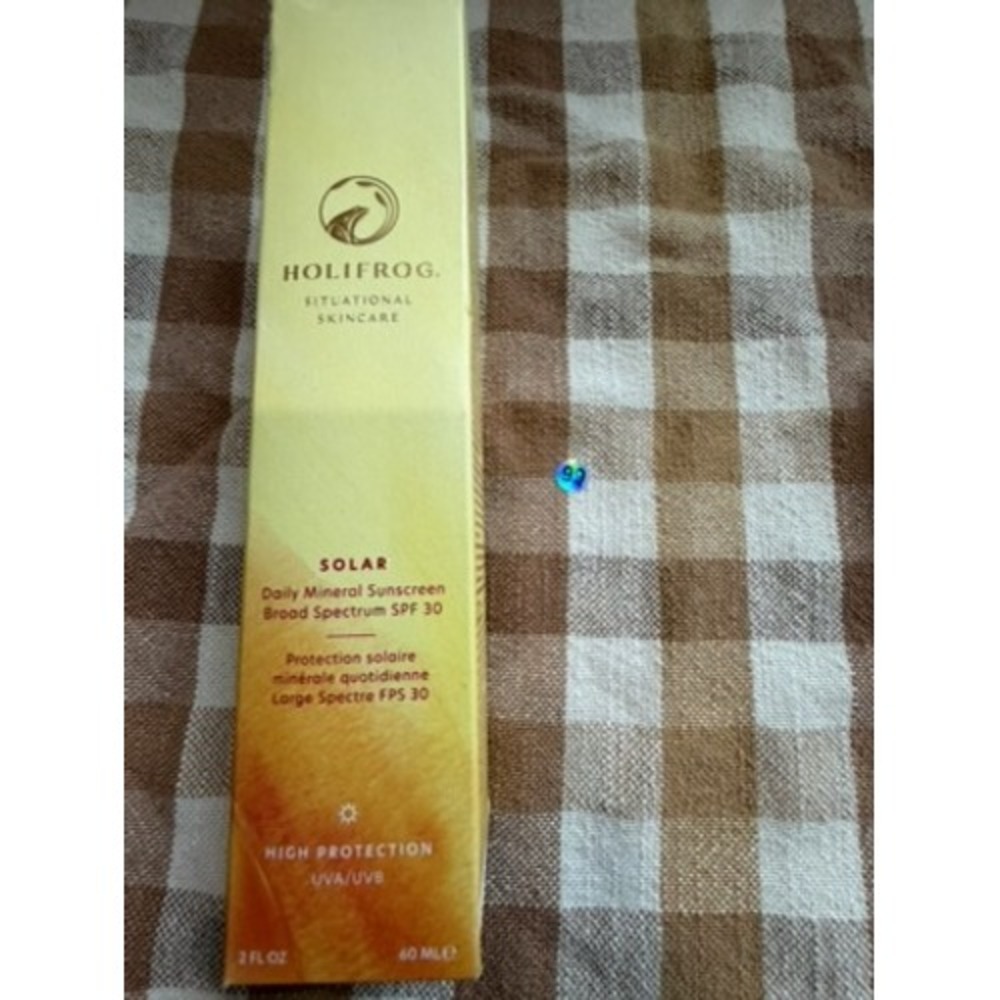 HoliFrog Solar Daily Mineral Sunscreen Broad Spectrum SPF 30 High Protection 2oz